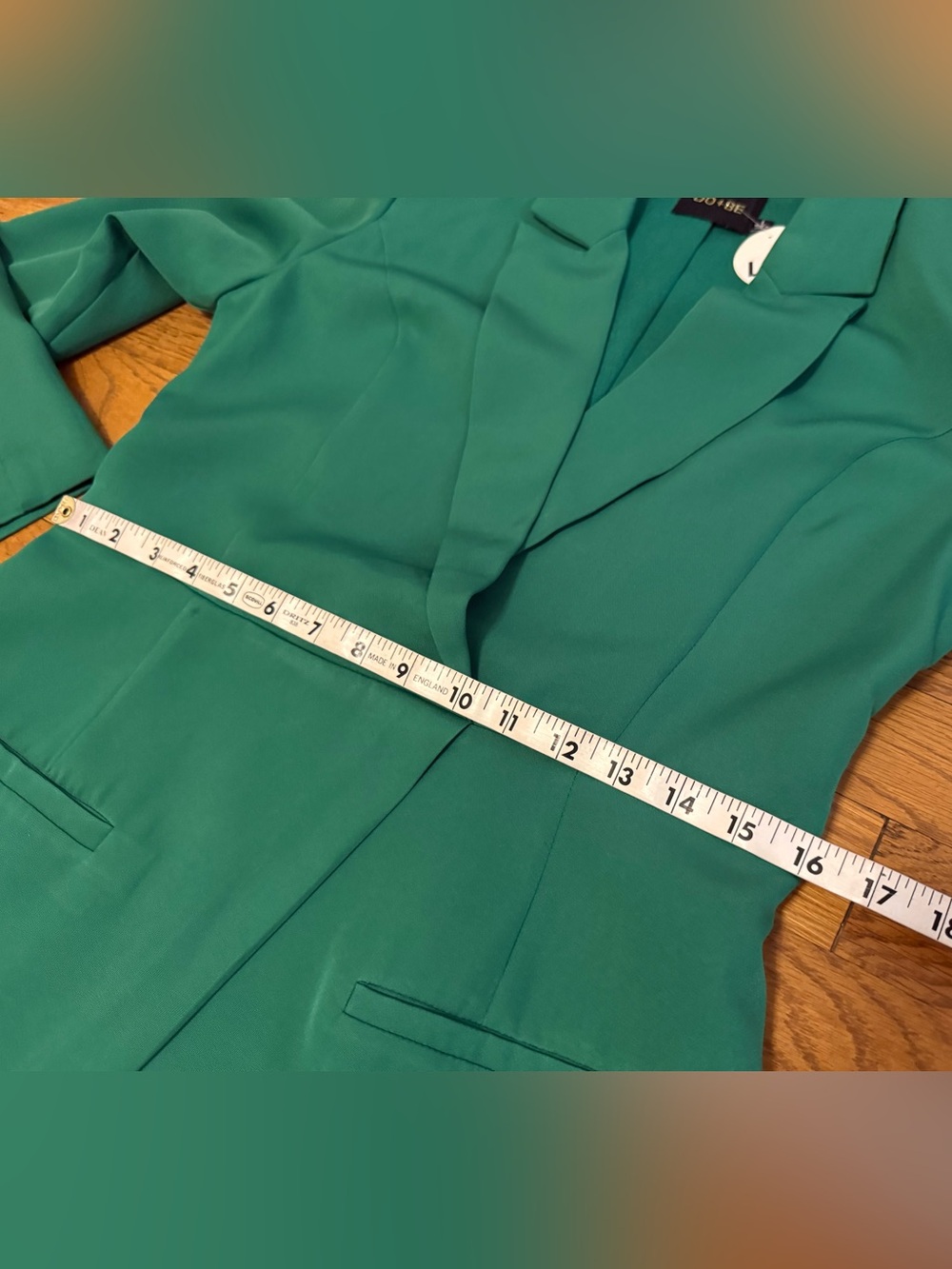 Emerald Green Blazer Dress size L - Picture 11 of 13